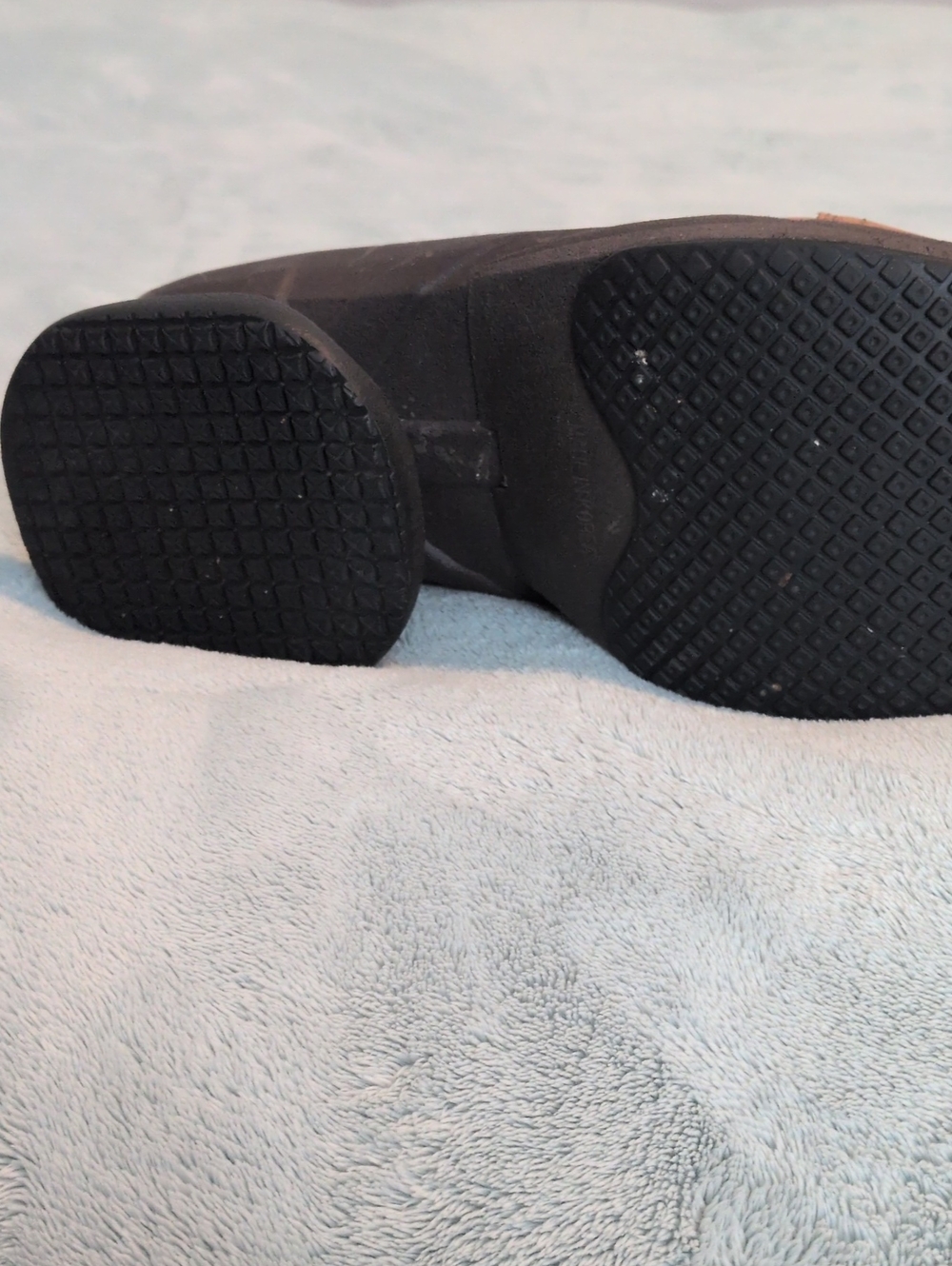Womens Brown Slip-On Leather Comfort Z Coil Shoes - Picture 2 of 4